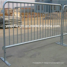 Bright Sliver Portable Steel Temporary Barricade avec une bonne qualité